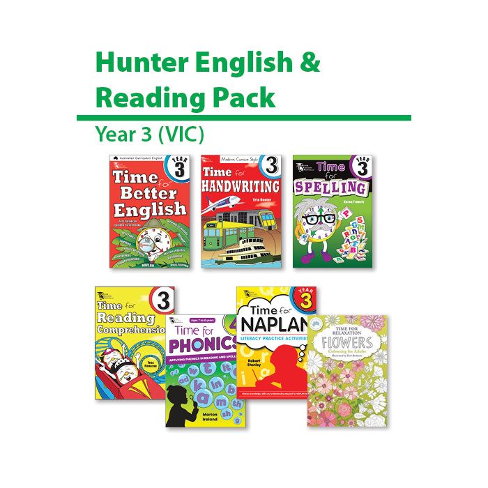 Hunter Grade 3 English & Reading Pack (VIC)