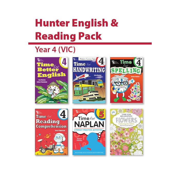 Hunter Grade 4 English & Reading Pack (VIC)