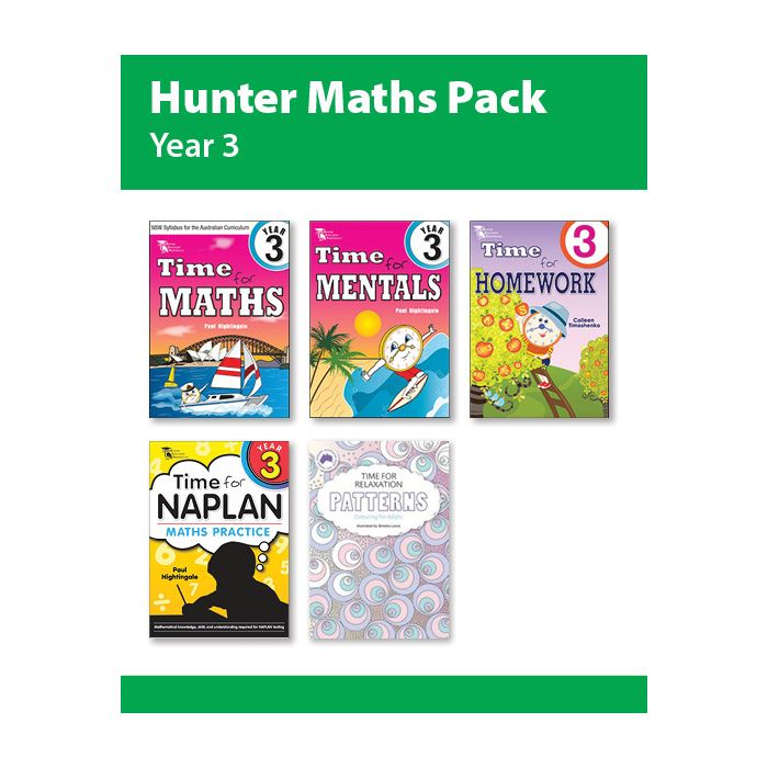 Hunter Grade 3 Maths Pack
