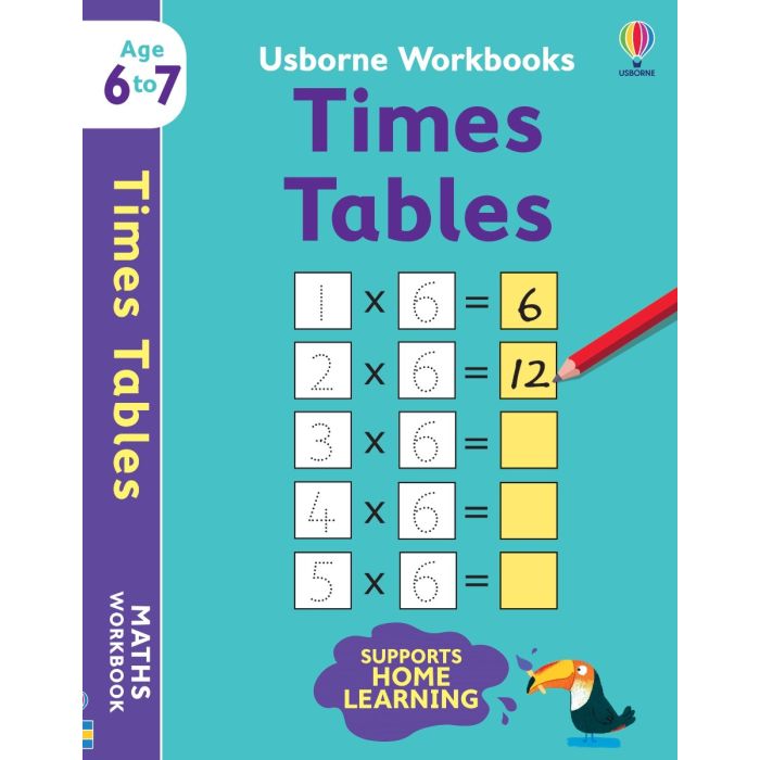 Usborne Workbook: Times Tables 6-7 [Available for Order]