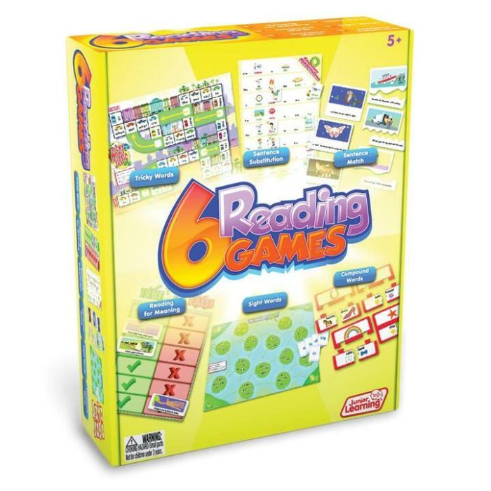 6 Reading Games JL405 (Ages 5+)