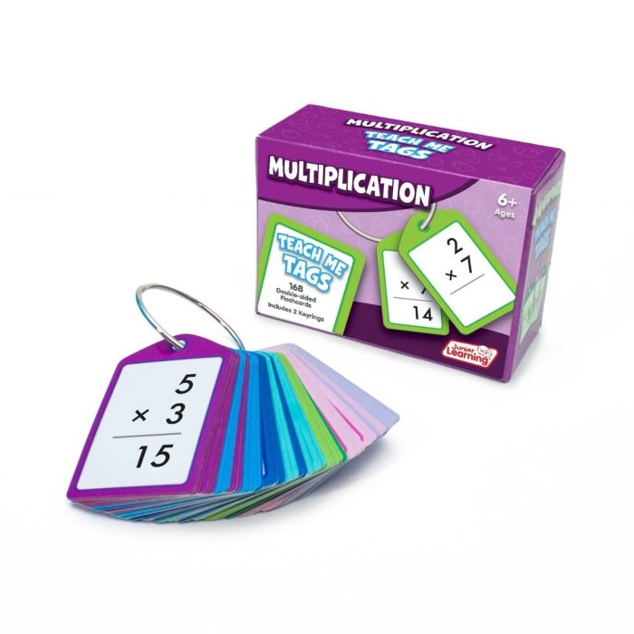 Multiplication Teach Me Tags JL632 (Ages 6+)