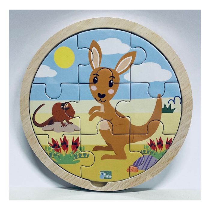Bush Buddies 9 Pc Puzzle - Kangaroo