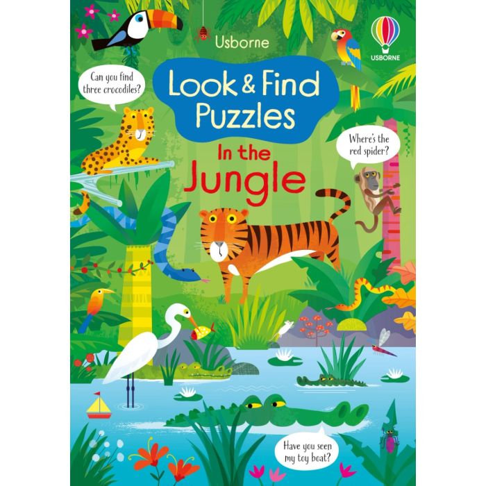 Usborne Look and Find Puzzles In the Jungle