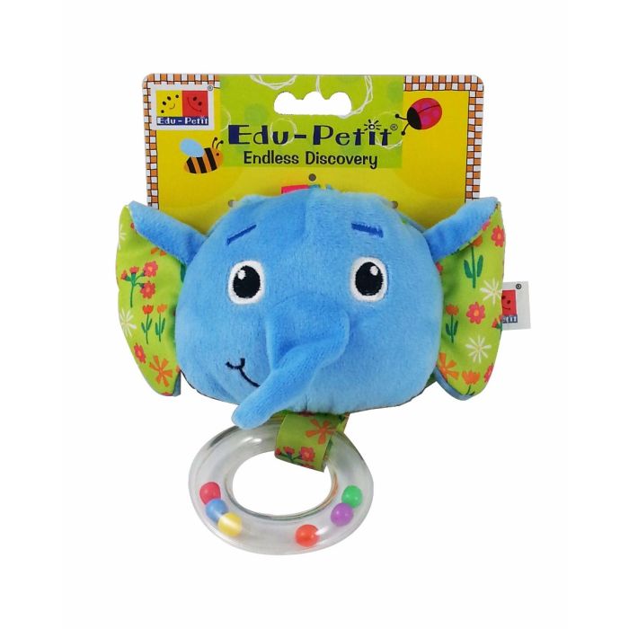 Baby Rattle Book: Ellie the Elephant