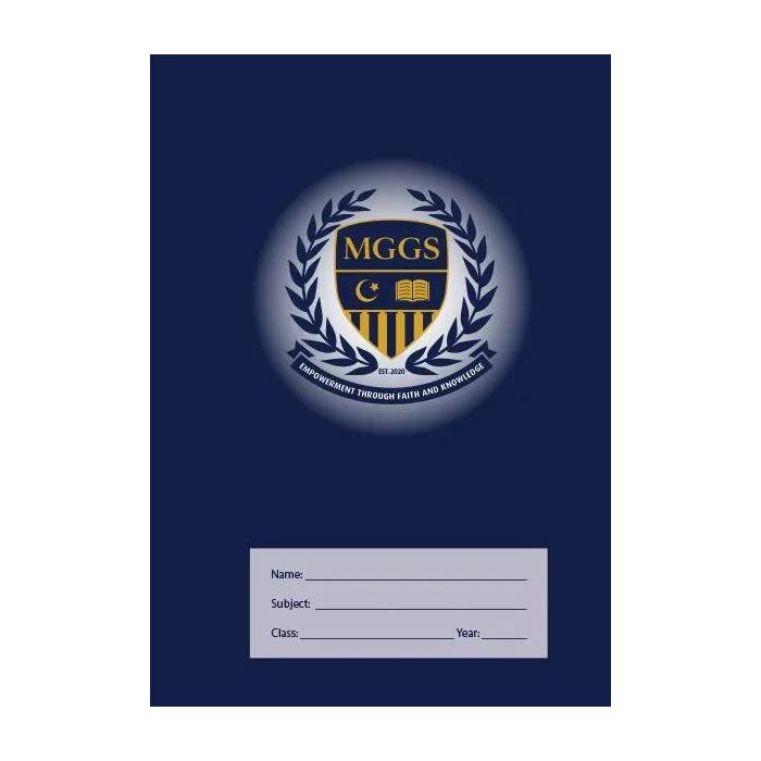 A4 Size Grid Book 5mm 128pp (with MGGS crest)