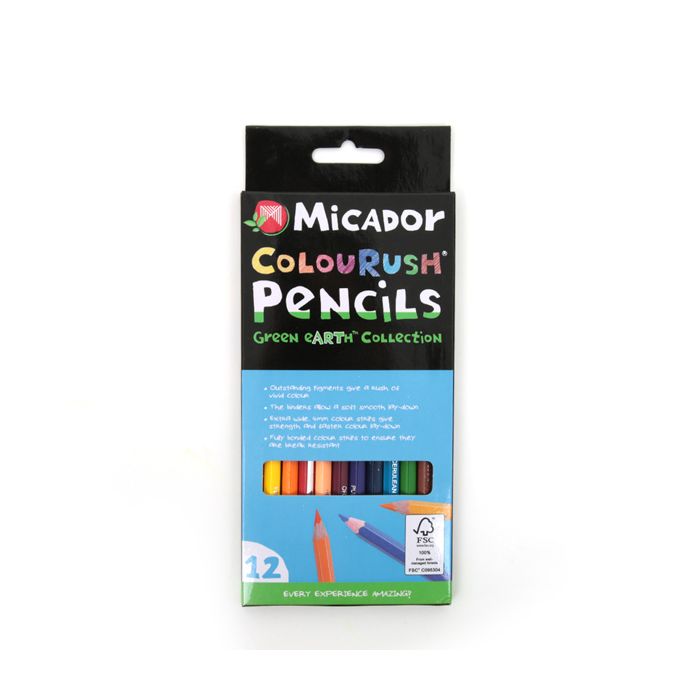 Micador ColouRush pencils 12pk