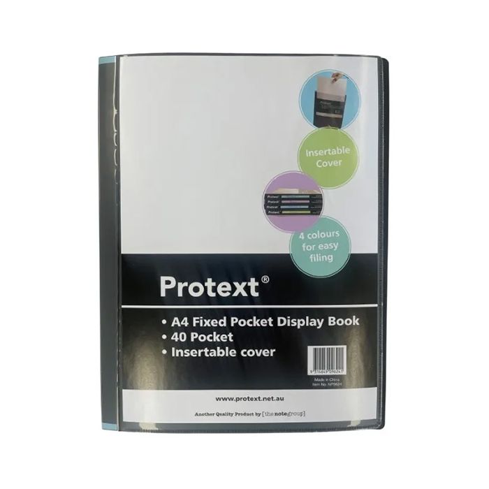 A4 Display Book 40-pocket (black)