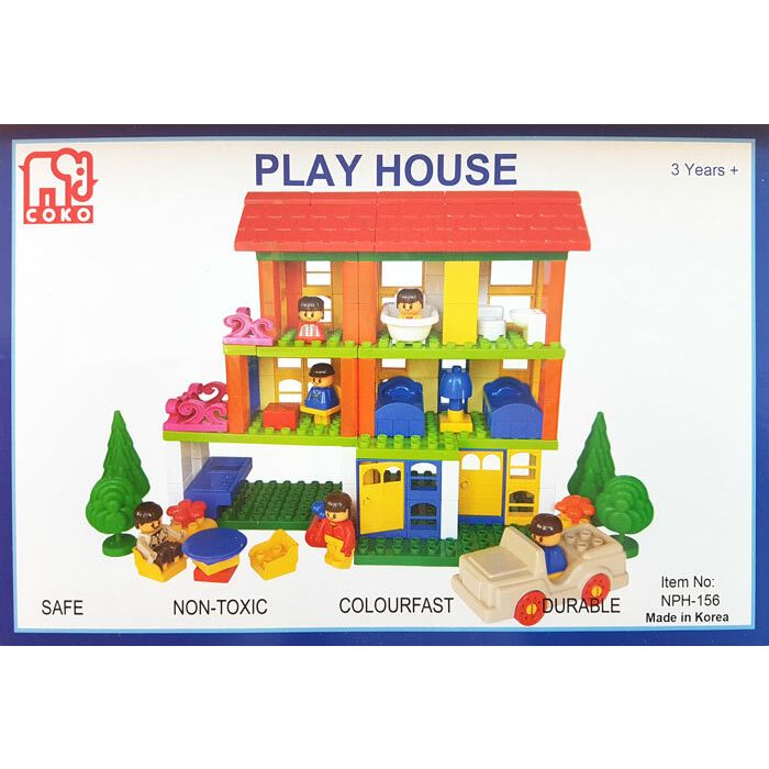 Coko Play House 156 pc set (Ages 3+)