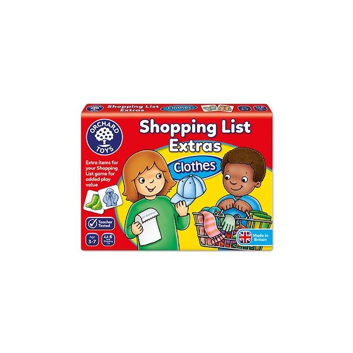 Orchard Toys Shopping List Extras Clothes (ages 3-7)