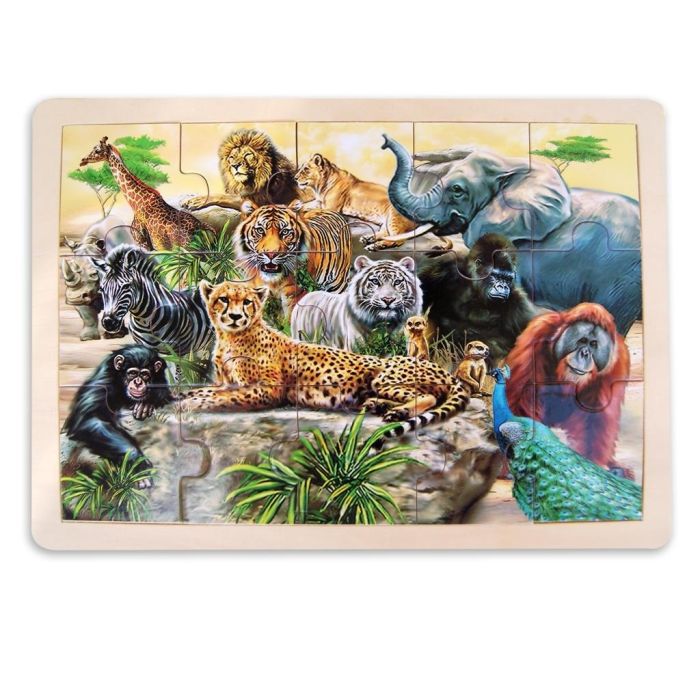 Jungle Jigsaw Puzzle (Ages 3+)