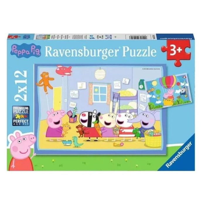 Ravensburger Peppa Pig 2x12 Piece Puzzle