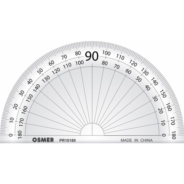 10cm protractor 180-degrees