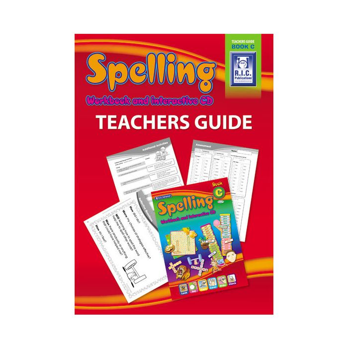 Spelling Workbook and Interactive CD Teachers Guide Book C