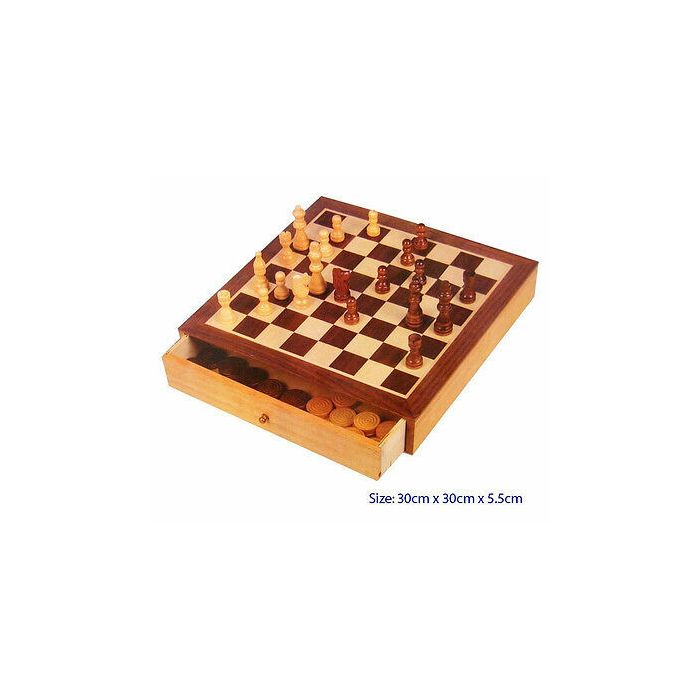 Deluxe Chess & Checkers Set (Ages 6+)