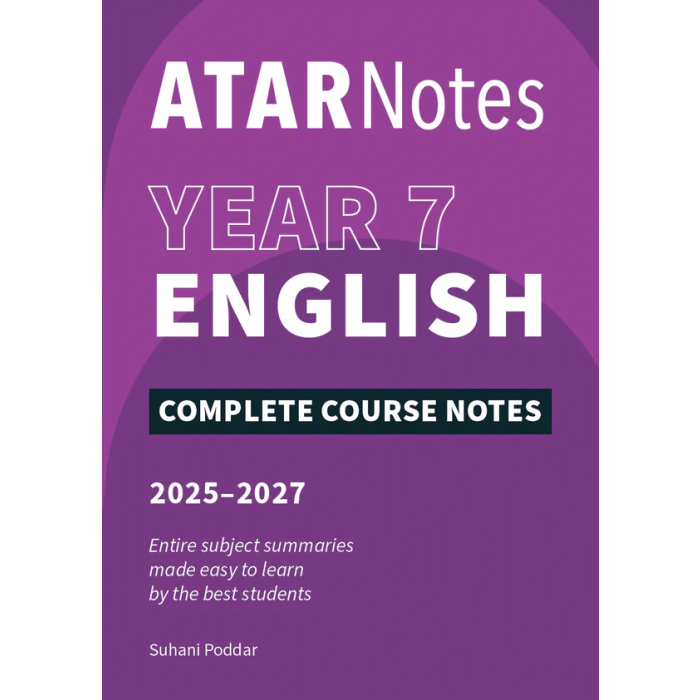 ATAR Notes Year 7 English Complete Course Notes (2025-2027)
