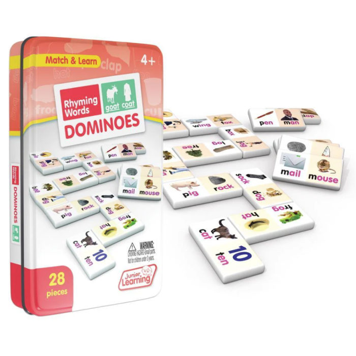 Rhyming Words Dominoes JL490 (Ages 4+)