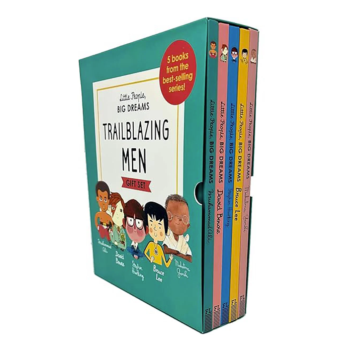 Little People, Big Dreams Trailblazing Men Boxed Gift Set