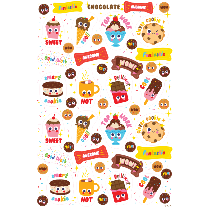 Chocolate ScentSations "Scratch & Sniff" Merit Stickers (Pack of 150) SS1016