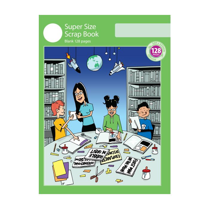 Super Size Scrap Book Blank 128pp