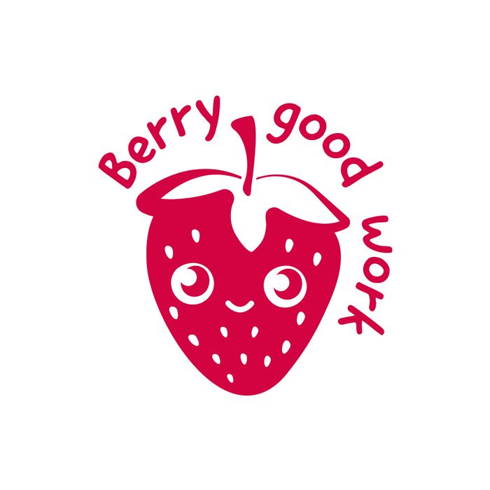 ATA Merit Stamp: Berry Good Work - Playful Puns ST1265
