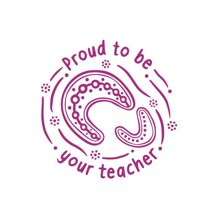 Rainbow Dreaming: Proud to be Your Teacher - Merit Stamp ST1290