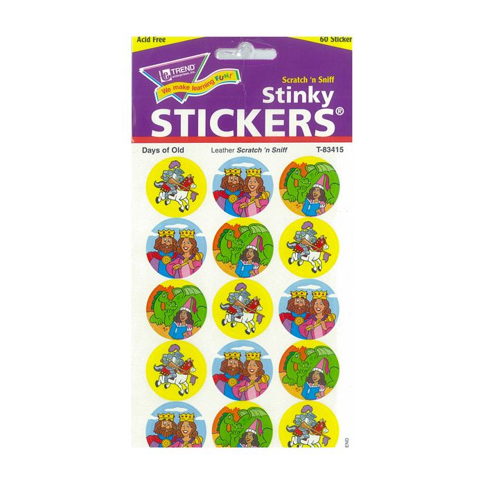 Scratch 'n Sniff Stinky Stickers Days of Old 