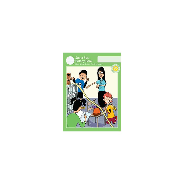 Super Size Botany Book 4mm Dotted Thirds 96pp