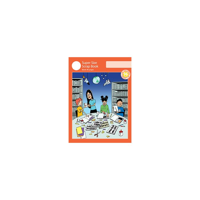 Super Size Scrap Book 96pp Red Cover