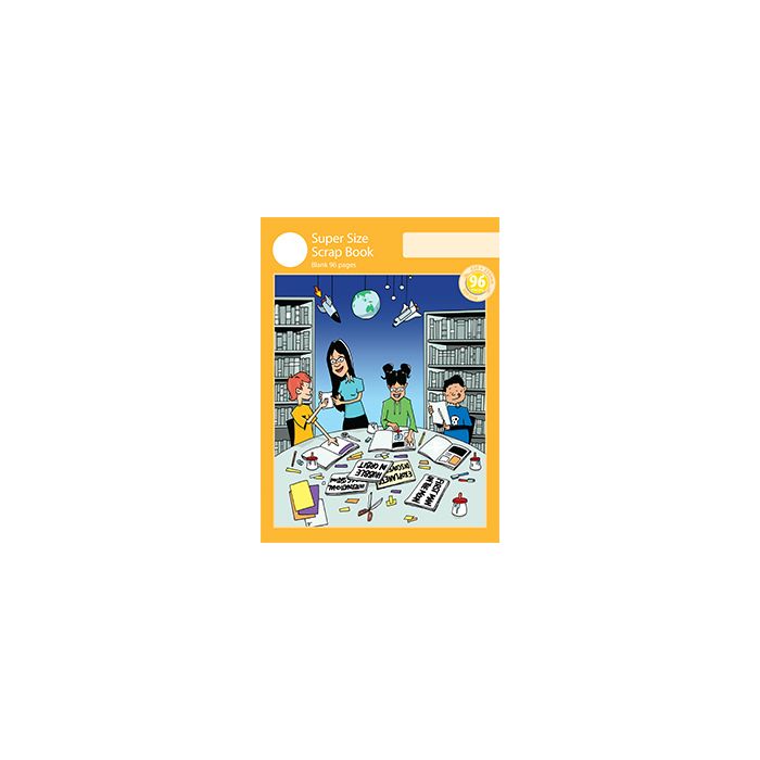 Super Size Scrap Book 96pp Yellow Cover