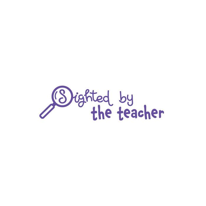 ATA Teacher's Stamp: Sighted by the Teacher - TS2376
