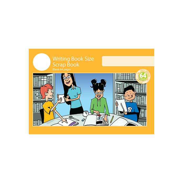 Writing Book Size Scrap Book 64pp Yellow Cover