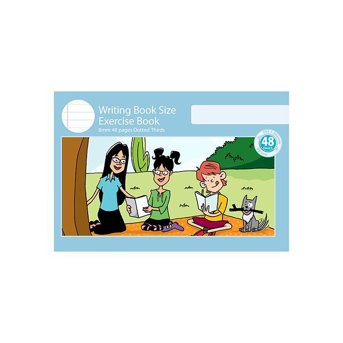 Writing Book Size Exercise Book 8mm Dotted Thirds 48pp