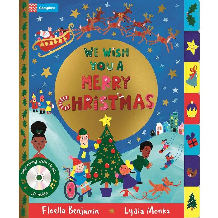 We Wish You A Merry Christmas Board Book with CD