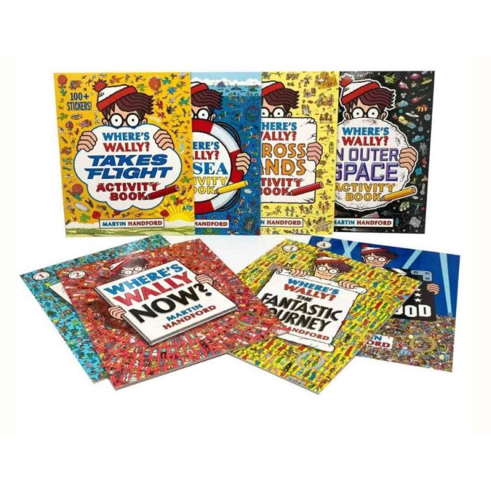 Where's Wally? Ziplock pack of 8 books