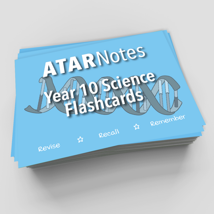 ATAR Notes Year 10 Science Flashcards (2026 Edition)