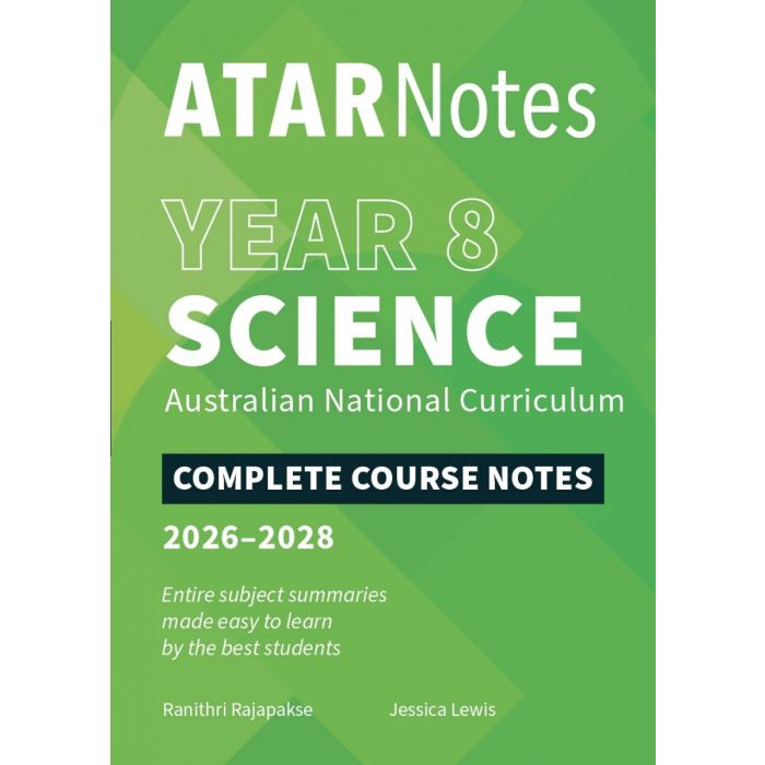 ATAR Notes Year 8 Science Complete Course Notes (2026-2028)