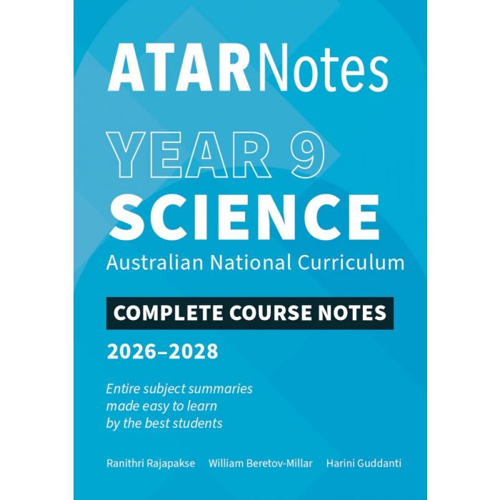 ATAR Notes Year 9 Science Complete Course Notes (2026-2028)
