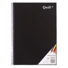 Quill A4 Visual Arts Diary 120pp - Black Cover