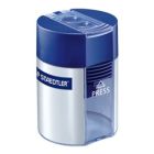 Staedtler double hole round tub sharpener with metal sharpener insert