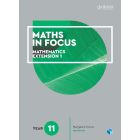 Maths in Focus Extension 1 Year 11 Student Book with 1 Access Code