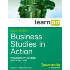 Jacaranda Business Studies in Action Preliminary 6e learnON (Code Emailed)