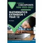 Cambridge Checkpoints NSW Mathematics Extension 1 Year 12 2022-23