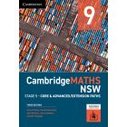 CambridgeMATHS NSW Year 9 Core & Advanced/Extension Paths 3e (print & digital) 