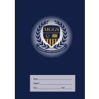 A4 Size Exercise Book 8mm 128pp Normal Ruled (with MGGS crest)