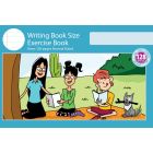 Writing Book Size Exercise Book 8mm 128pp Normal Ruled