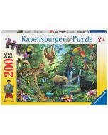 Animals in the Jungle 200 Piece Puzzle (Ages 8+)