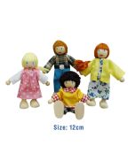 Doll Family 4pc - White (Ages 3+)