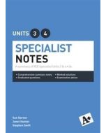 A+ Specialist Mathematics Notes VCE Units 3 & 4 