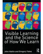 Visible Learning and the Science of How We Learn